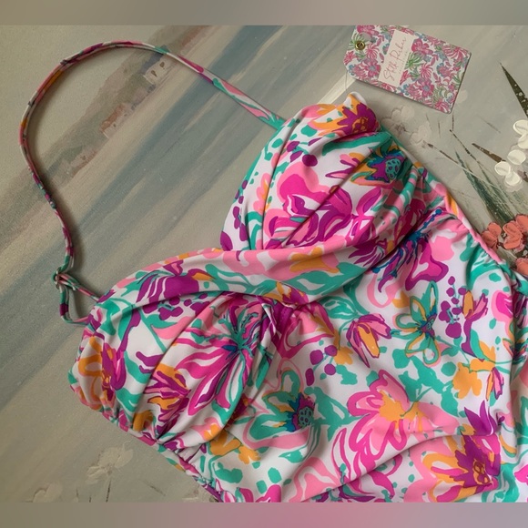 ✨Host Pick✨ Stella Parker Multicolour Tropical Women’s One Piece Bathing Suit - Picture 2 of 12